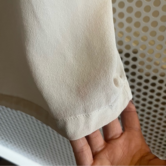 Chaser Dolman Sleeve Oversized Top Size Medium in Ivory Washed Silk - Picture 8 of 8